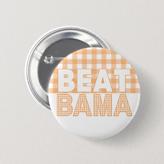 Beat _____ Gingham Button
