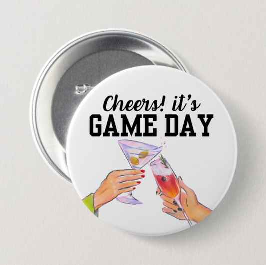 Cheers! It's Game Day Button