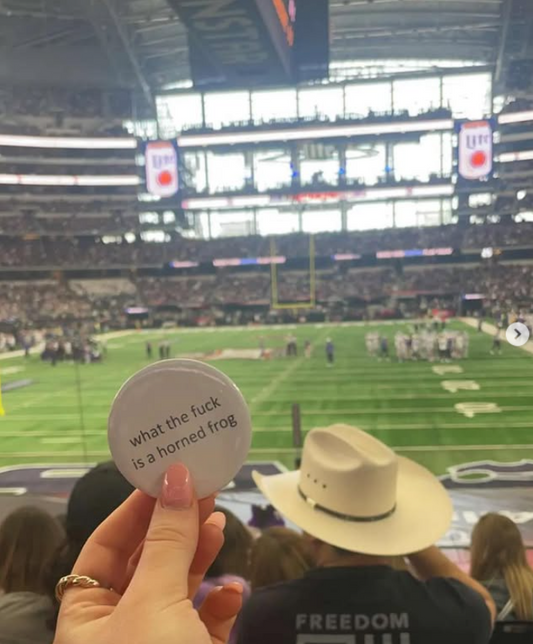 wtf is a horned frog button