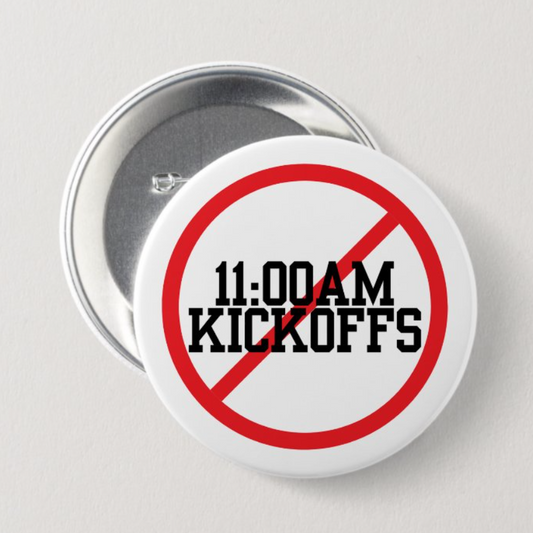 NO 11AM KICKOFFS Button