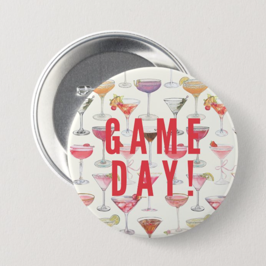 Game Day Martini Button